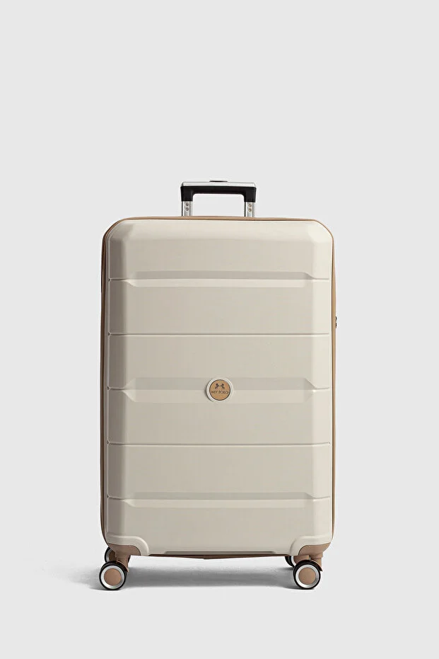 Monako 4'lü tekerlekli kırılmaz set valiz Polipropilen Süper esnek kırılmaz tekerlekli valiz bavul